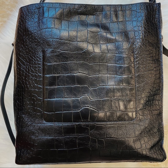 AllSaints Black Polly N/S Tote - Picture 10 of 16